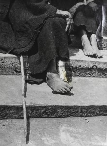 Outside a Mission Hospital in the Andes, 1966