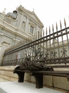 Homeless Jesus at Cathedral Almudena Madrid 2