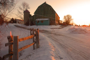 The barn at L'Arche Daybreak. Photo by Warren Pot