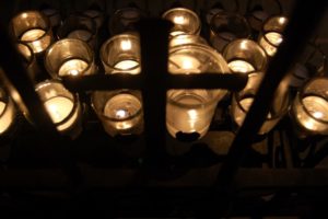 Candles at Monastery Chapel, Cambridge, Massachusetts