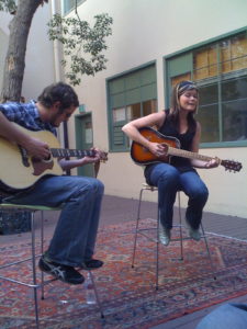 Performing with Josh Schroeder